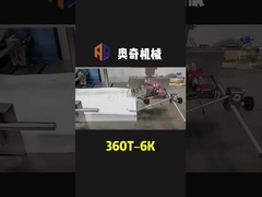 Máy gấp giấy thương mại 380V, Máy gấp chữ A4 6 tấm khóa