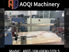 Thiết bị in thương mại Máy gấp giấy với bộ cấp bột