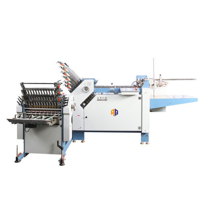 Máy gấp giấy A3 điện tử công nghiệp tự động với bánh xe hút ba lỗ
