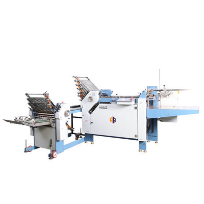 Dược phẩm Cross Fold Máy gấp giấy A3 với 12 tấm khóa