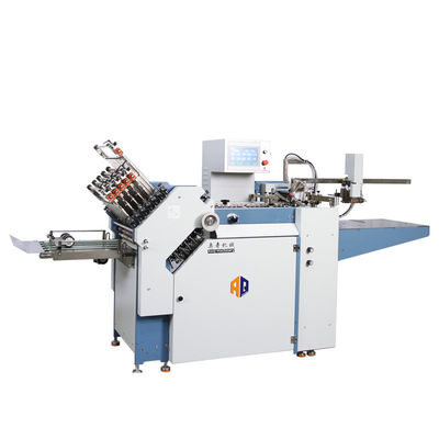 Máy gấp tờ rơi dược phẩm có chiều rộng 480mm 12 tấm khóa với bộ nạp hiệu suất cao