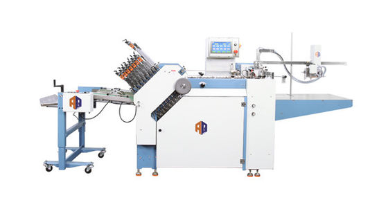 Máy gấp tờ rơi dược phẩm tự động 480TS với hệ thống Outsert phát hiện mứt