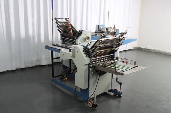 Cross Fold Máy gấp giấy tự động Chiều rộng 360mm 8 Tấm khóa với Trạm thứ hai