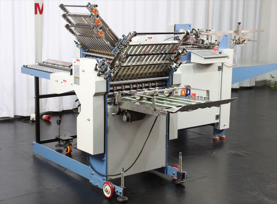 Máy gấp giấy tự động được điều khiển bằng PLC với giao diện điều khiển màn hình cảm ứng