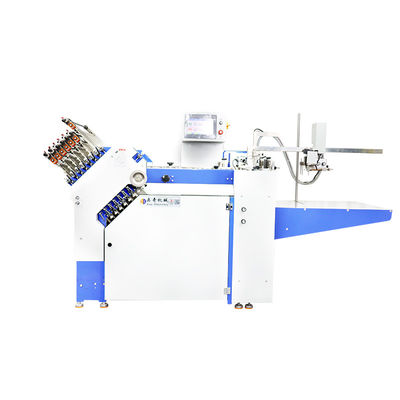 Máy gấp tờ rơi dược phẩm Outsert tự động với máy đẩy giấy