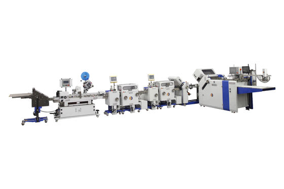 Máy gấp tờ rơi dược phẩm tốc độ cao 600mm Với nhãn 600TS / 480TS