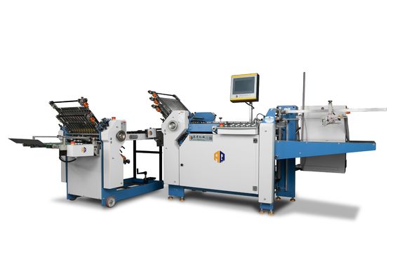 Máy gấp giấy gấp chéo có kích thước lớn với giấy tờ giấy giấy giấy giấy 3.8KW