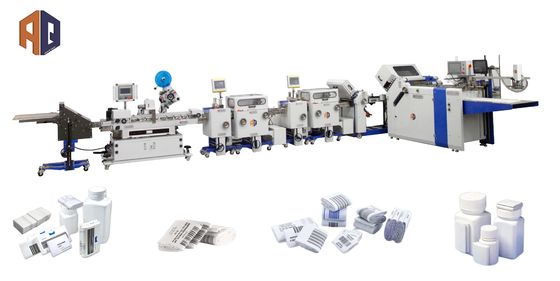 Máy gấp tờ rơi dược phẩm định dạng lớn dễ sử dụng Hệ thống sản xuất bên ngoài