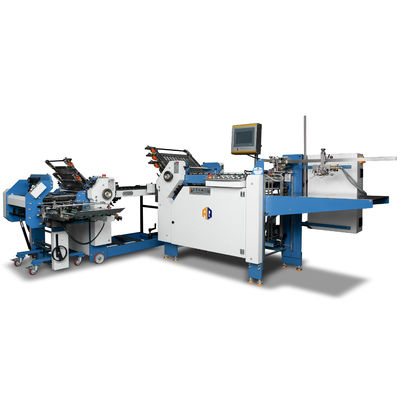 Máy gấp giấy chính xác cao với đơn vị gấp chéo để gấp tờ rơi