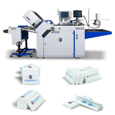 Máy gấp tờ rơi dược phẩm định dạng lớn với máy phát hiện kẹt giấy cho ngành công nghiệp dược phẩm