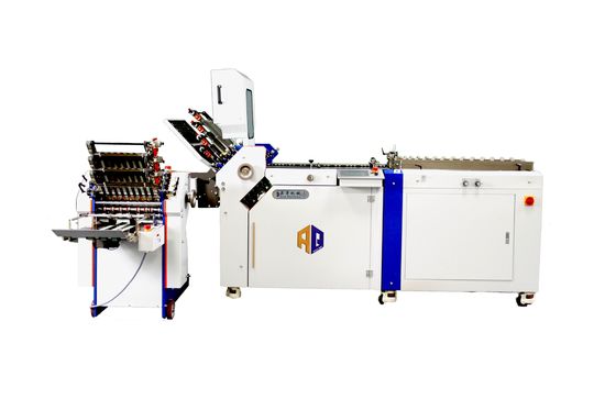 Tự động chéo gấp tờ rơi giấy Feeder máy gấp Air hút máy gấp