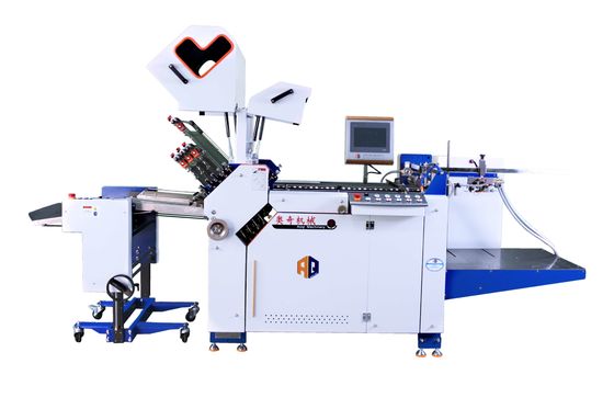 AOQI Max Width 570mm Máy gấp giấy định dạng lớn cho sổ sách với bộ xếp hàng
