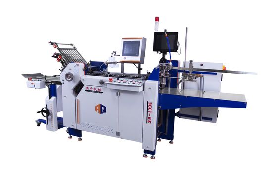 Máy gấp tự động tốc độ cao với bàn giao hàng cho thư mục giấy hướng dẫn thương mại