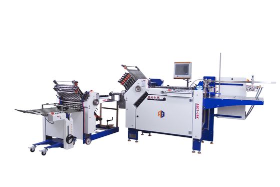 Chiều rộng 480mm Máy gấp giấy A3 cho Pharma hướng dẫn hướng dẫn