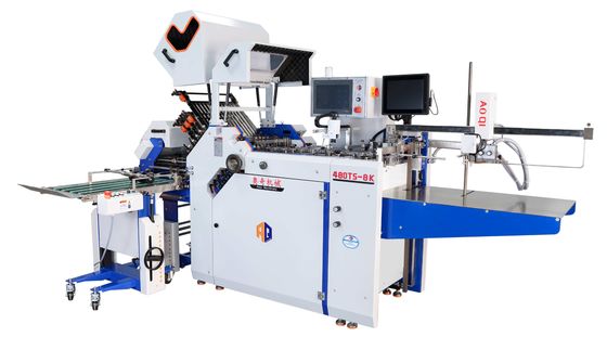 Máy gấp giấy công nghiệp 480mm với thư mục dao chéo cho sổ sách gấp
