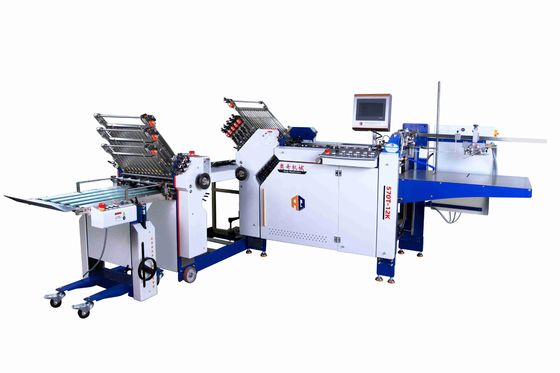 Chiều rộng 570mm Máy gấp giấy định dạng lớn với bộ cấp dữ liệu đống phẳng cho cuốn sách gấp