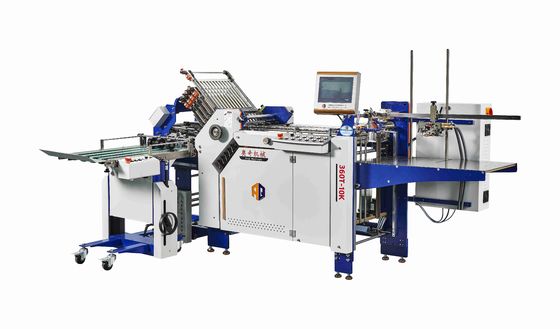 Máy gấp giấy tờ rơi AOQI với dao gấp chéo để gấp các tờ rơi